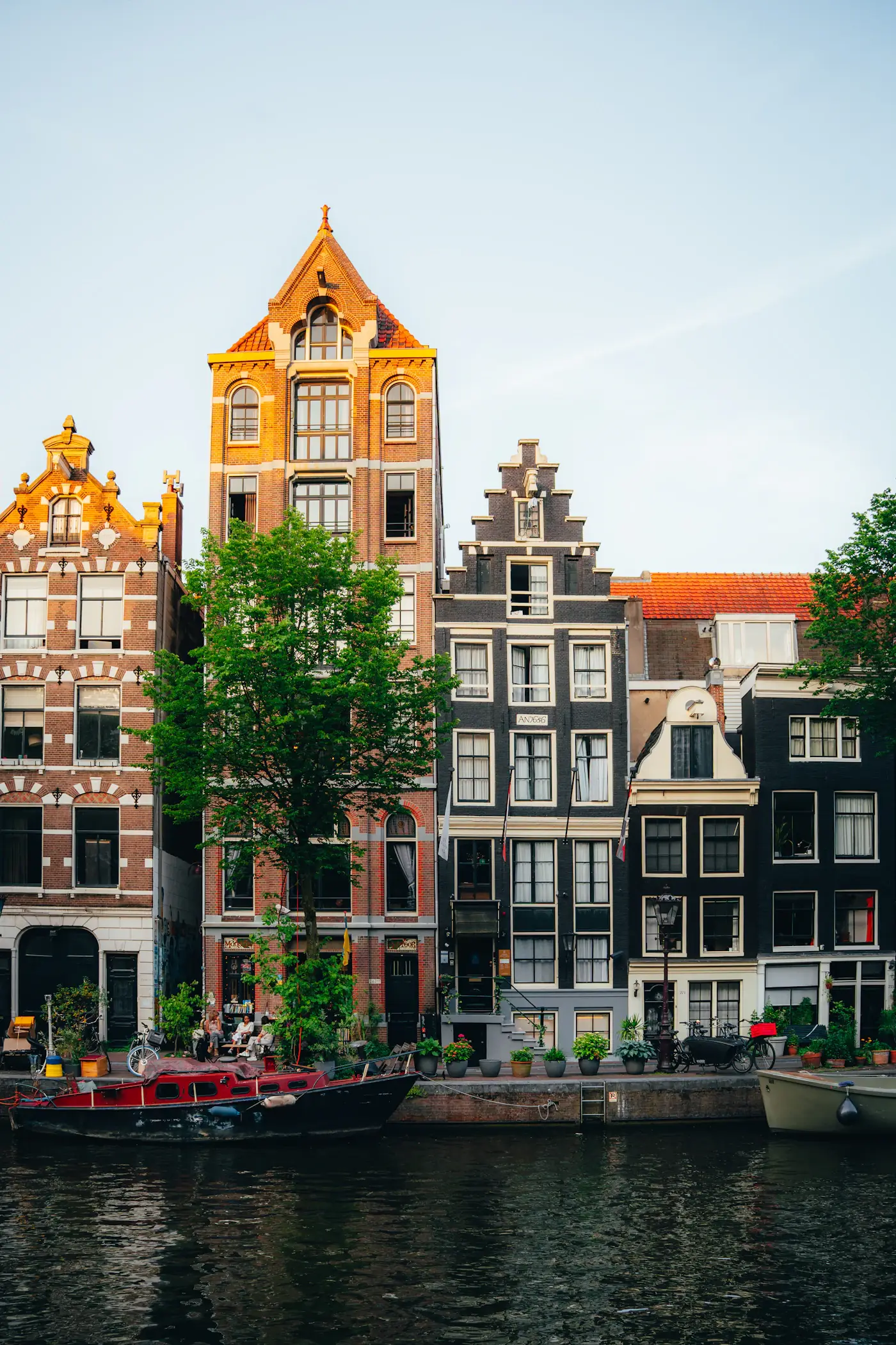 Kanalhus i Amsterdam