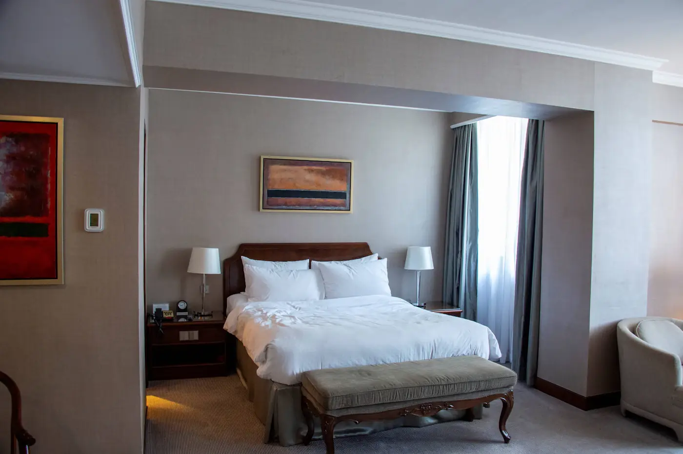 Lyst soverom på hotell