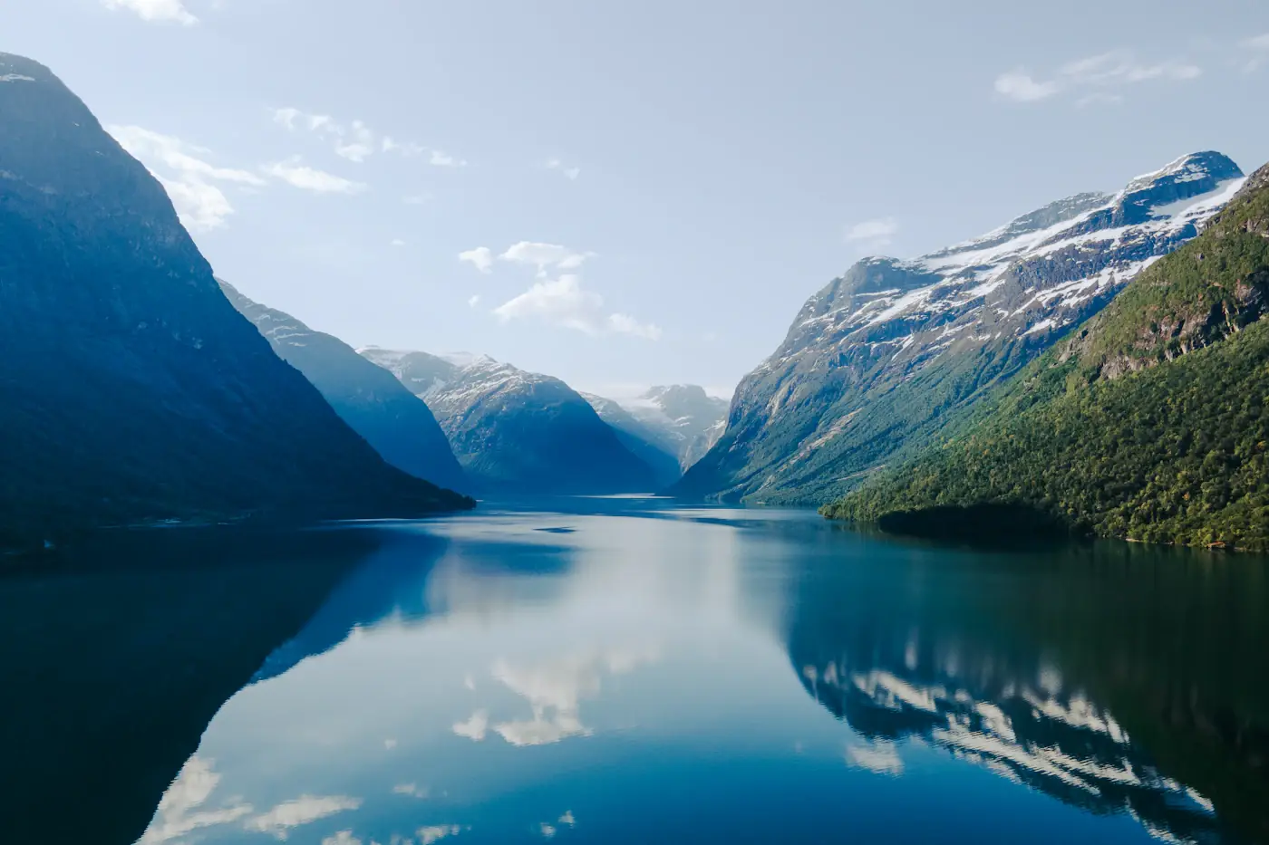 Fjordlandskap i Norge