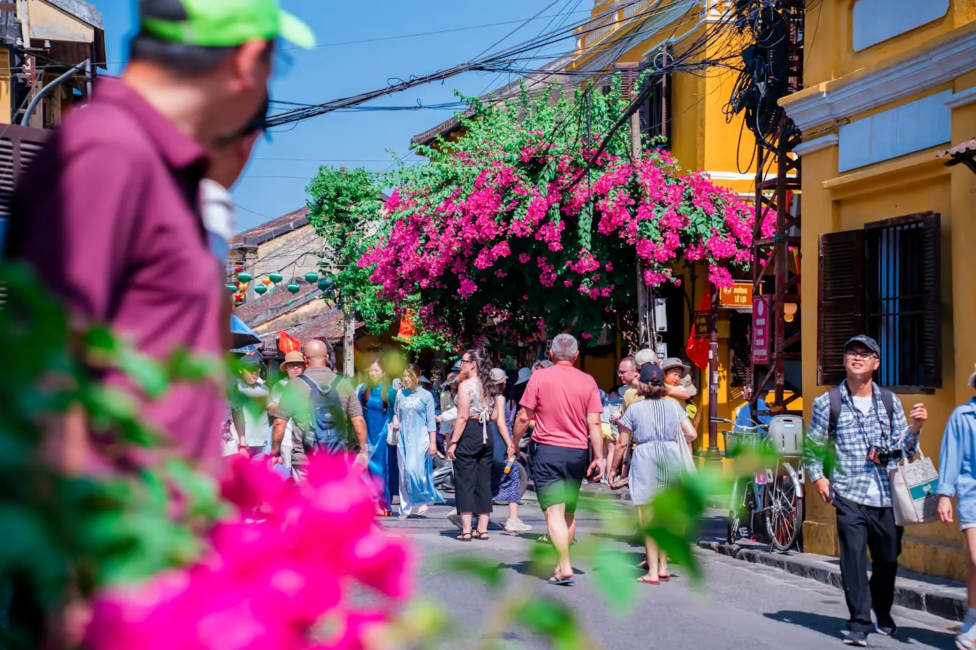 Gate i gamlebyen i Hoi An